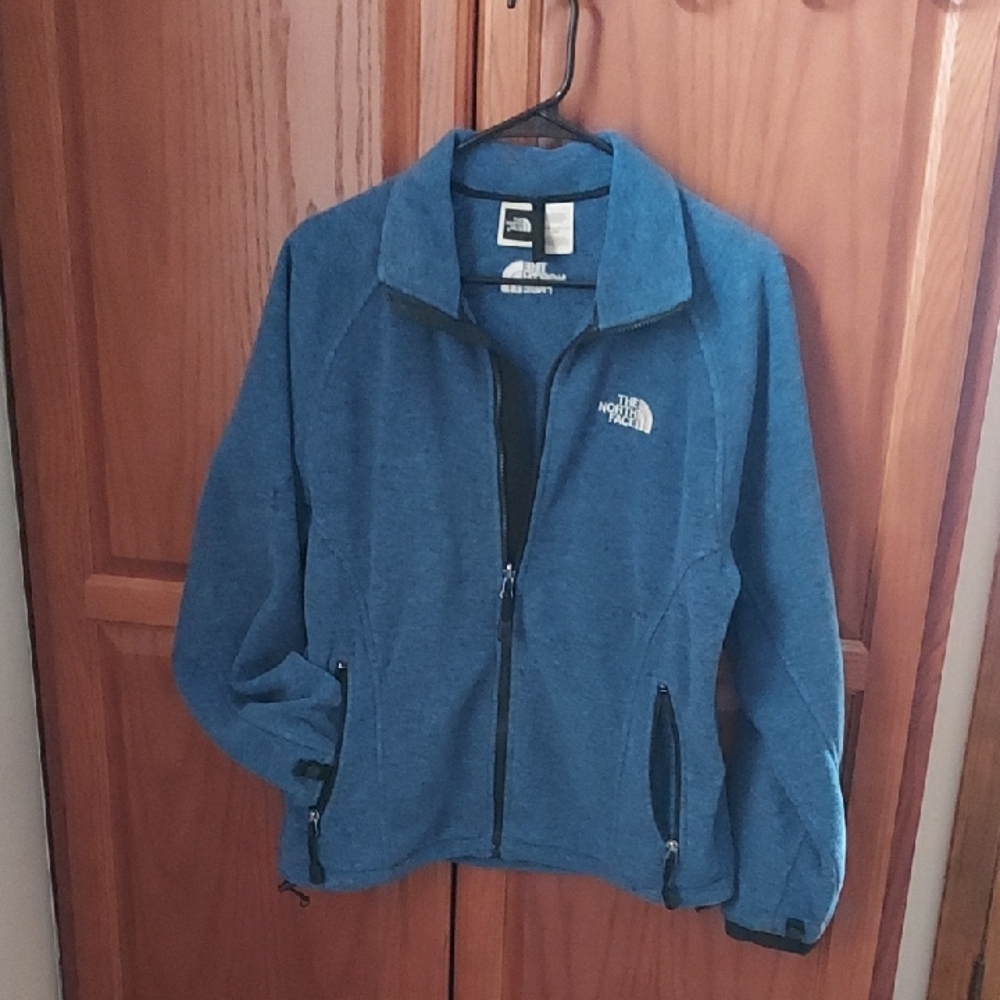 The North Face Blue Fleece Zip-Up Jacket